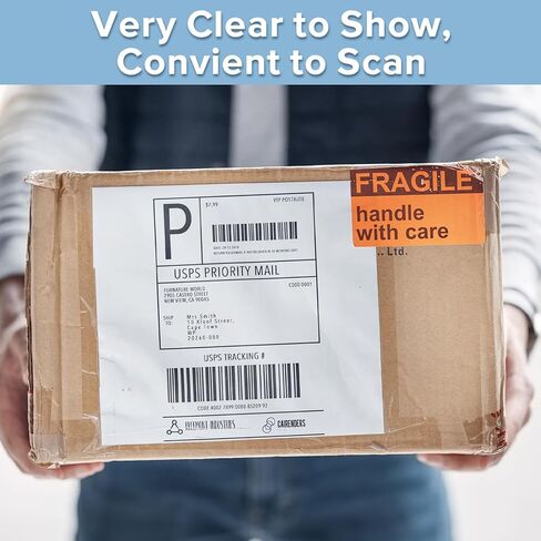 100 PCS 9.5"x 13.4" Clear Self-Adhesive Packing List Envelopes - Fit 8.5x11 inch Letter - Shipping/Mailing Pouch Enclosed Bags for Packing Slips Invoice Label in Saudi Arabia