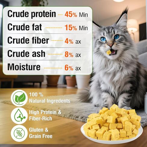 Freeze Dried Pumpkin and Chicken for Dogs and Cats, 100% Pumpkin and Chicken, Natural Treats for Digestion Health, Healthy Food Topper 3.5 oz in Saudi Arabia