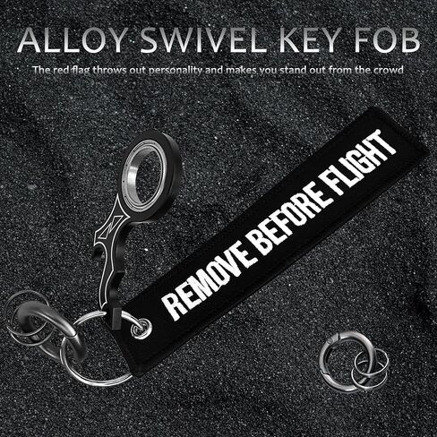 LENCLE Keychain Spinner Set,Fidget Toy,Full Metal Spinning Keychain Fidget with Tag for Motorcycles,Backpacks,and Men's Gifts in Saudi Arabia