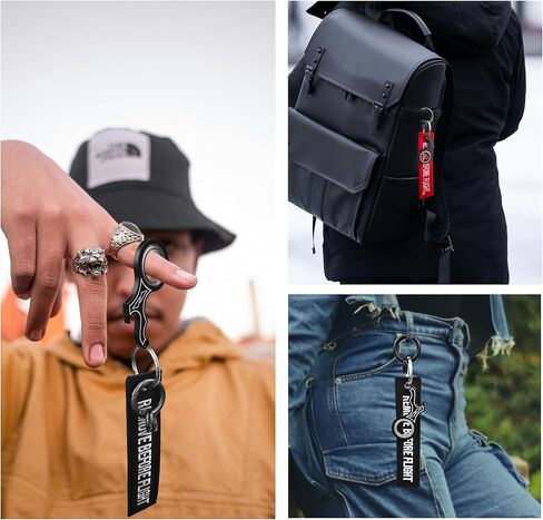 LENCLE Keychain Spinner Set,Fidget Toy,Full Metal Spinning Keychain Fidget with Tag for Motorcycles,Backpacks,and Men's Gifts in Saudi Arabia