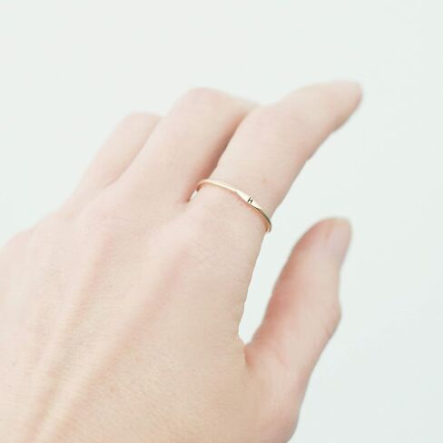 الحلقة الأولية. خاتم شخصي. حلقة خطاب قابلة للتكديس. الوردة أو الفضة أو الذهب. حلقة مكدس واحدة مخصصة. هدية لها. رنين الأمهات القابل للتكديس. أفضل الأصدقاء رنين. in Kuwait