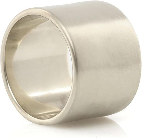 Handmade Band Ring - Custom Fashion, Engagement, Wedding, Promise Ring for Him and Her - Simple Sterling Silver - Engravable Jewelry in Saudi Arabia