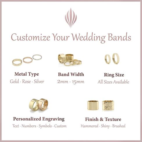 Handmade Band Ring - Custom Fashion, Engagement, Wedding, Promise Ring for Him and Her - Simple Sterling Silver - Engravable Jewelry in Saudi Arabia