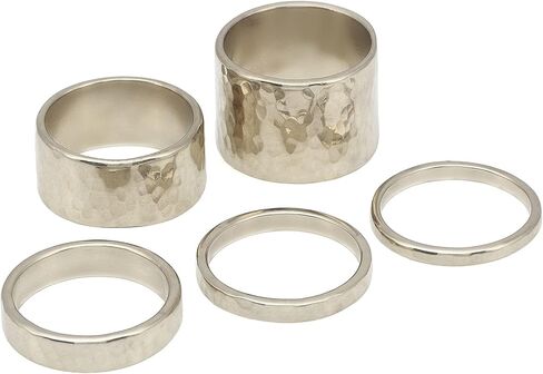 Handmade Textured Chunky Ring - Unique Custom Wedding, Fashion & Everyday Ring for Women - Engravable and Customizable with Material and Size Choices in Saudi Arabia