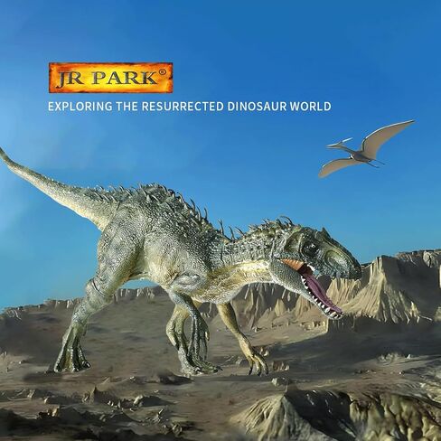 Large Realistic Tyrannosaurus Rex Toy, 15.7 inch T-REX Dinosaur Colletion, Kids' Play Dinosaur & Prehistoric Creature Figures with Moveable Jaw, Red, Ages 8+ in Kuwait