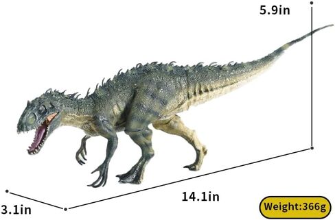 Large Realistic Tyrannosaurus Rex Toy, 15.7 inch T-REX Dinosaur Colletion, Kids' Play Dinosaur & Prehistoric Creature Figures with Moveable Jaw, Red, Ages 8+ in Kuwait