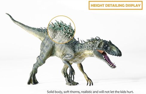 Large Realistic Tyrannosaurus Rex Toy, 15.7 inch T-REX Dinosaur Colletion, Kids' Play Dinosaur & Prehistoric Creature Figures with Moveable Jaw, Red, Ages 8+ in Kuwait
