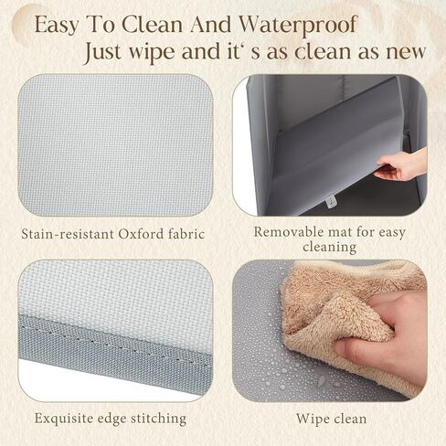27.8"L×19.5"W×16.93"H Foldable Cat Litter Box Enclosure Splash Guard with Removable Mat Large High Sided for Litter Pan Water Resistant Easy Clean Anti-Leakage Pee Shields Privacy Screen in Saudi Arabia
