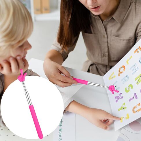 Giantree 32 Pack Finger Pointer Stick for Classroom, 8 Colors Extendable Pointer Finger Stick, Classroom Essentials for Teachers Teaching Presentations Highlight Key Information in Saudi Arabia