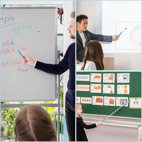 Giantree 32 Pack Finger Pointer Stick for Classroom, 8 Colors Extendable Pointer Finger Stick, Classroom Essentials for Teachers Teaching Presentations Highlight Key Information in Saudi Arabia