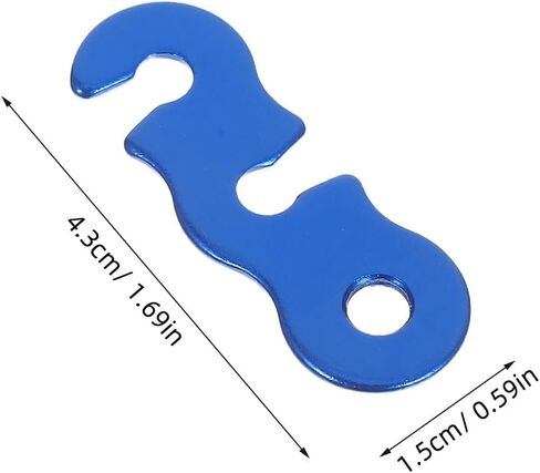 UPKOCH 40 Pcs Tensioner Aluminum Alloy Camping Tent Rope Adjuster - Guyline Cord Adjusters Tensioners - Wind Rope Buckles for Camping Hiking Backpacking in Saudi Arabia