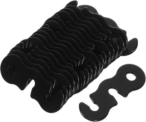 Kisangel 20pcs التخييم حبل الحبل: أبيك أبيك من سبيكة التخييم من الألومنيوم إكسسوارات المشي لمسافات طويلة في مراكز التخييم. in Kuwait