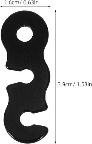 Kisangel 20pcs التخييم حبل الحبل: أبيك أبيك من سبيكة التخييم من الألومنيوم إكسسوارات المشي لمسافات طويلة في مراكز التخييم. in Kuwait