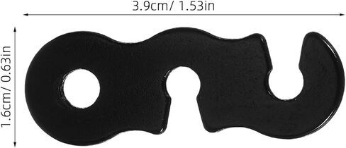 Kisangel 20pcs التخييم حبل الحبل: أبيك أبيك من سبيكة التخييم من الألومنيوم إكسسوارات المشي لمسافات طويلة في مراكز التخييم. in Kuwait