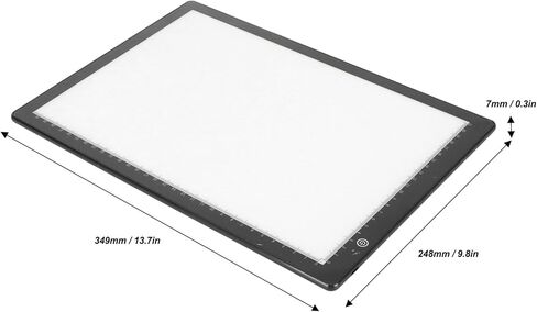 Slide Viewer Light Box for Slide Negative Film Scanning, 3 Brightness Backlight, APP Editing, Ultra Thin Soft Light Box Scanner LED Slide Scanner with USB Powered in Saudi Arabia