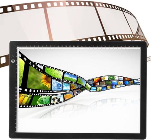 Slide Viewer Light Box for Slide Negative Film Scanning, 3 Brightness Backlight, APP Editing, Ultra Thin Soft Light Box Scanner LED Slide Scanner with USB Powered in Saudi Arabia