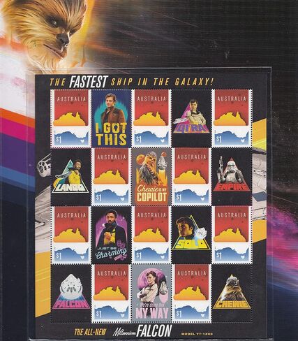 Collectible Postage Stamps Made for Star Wars Solo in Saudi Arabia