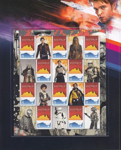 Collectible Postage Stamps Made for Star Wars Solo in Saudi Arabia