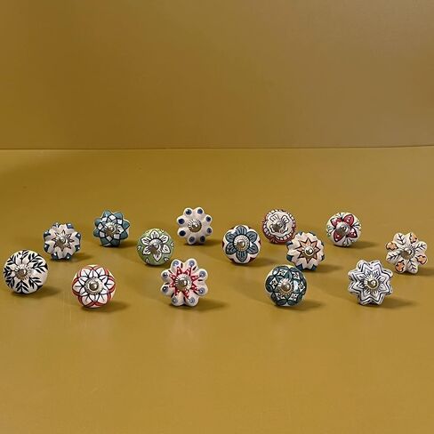 Ceramic Designer Knobs Set of 6 in Saudi Arabia