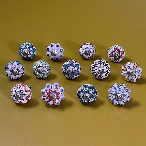 Ceramic Designer Knobs Set of 6 in Saudi Arabia
