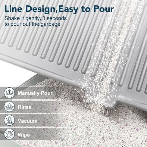 UPSKY Large Cat Litter Mat 31" x 24 Waterproof and Washable, Soft on Paws in Saudi Arabia