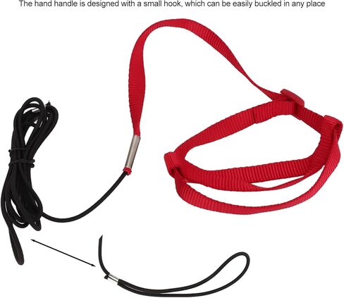 Bird Harness Leash, Elastic Adjustable Portable Parrot Flying Training Rope Cockatiel Leash Bird Nylon Rope for Walking Attending Party (XS) in Saudi Arabia