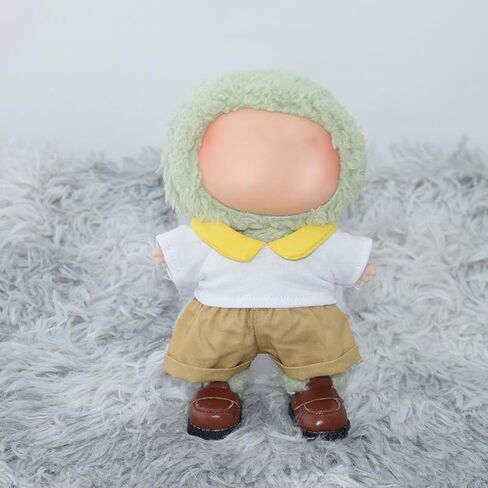 Compatible with Labubu Doll Shoes for 17cm Doll,Shoes Used for Labubu Accessories(X-White) in Saudi Arabia