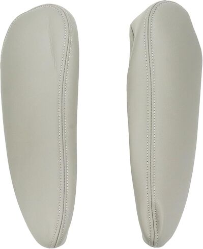 2 Pcs Synthetic Leather Car Front Seat Armrest Cover Replacement Compatible with Honda CRV 2010-2011 if Applicable (Beige) in Saudi Arabia