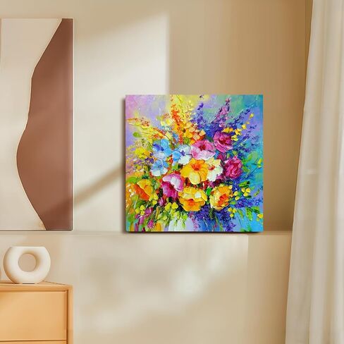 JEUIHAU 40 PCS 5 x 5 Inch Wooden Canvas Panels, 0.8cm Thick Unfinished Wood Panel Boards Bulk, Wood Panels for Painting, Crafts, Pouring Art in Saudi Arabia