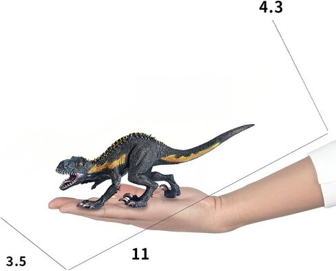 Large Realistic Tyrannosaurus Rex Toy, 15.7 inch T-REX Dinosaur Colletion, Kids' Play Dinosaur & Prehistoric Creature Figures with Moveable Jaw, Red, Ages 8+ in Kuwait