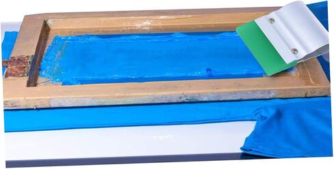 Artibetter Rubber Printing Squeegee Tool Aluminum Handle and Wear for Silk Screen Printing Applications Random Rubber Scraper for Projects in Saudi Arabia