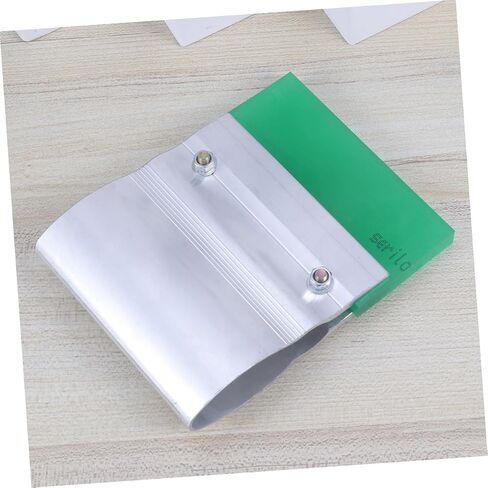 Artibetter Rubber Printing Squeegee Tool Aluminum Handle and Wear for Silk Screen Printing Applications Random Rubber Scraper for Projects in Saudi Arabia