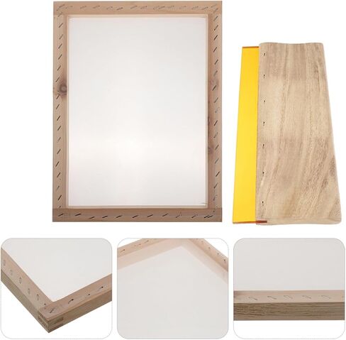 DOITOOL 1set Wooden Handle Squeegee Scraper for for Textile and Graphic Applications Energy Saving Tool for in Saudi Arabia