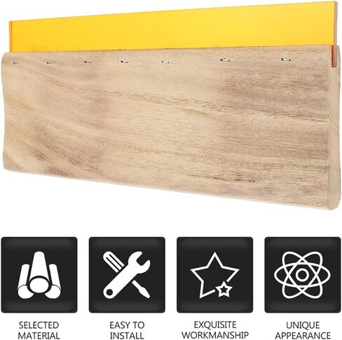 DOITOOL 1set Wooden Handle Squeegee Scraper for for Textile and Graphic Applications Energy Saving Tool for in Saudi Arabia