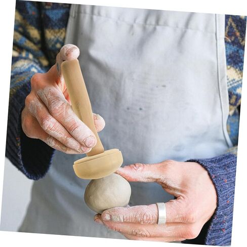 DIYEAH 10pcs Pottery Printmaking Tool Mushroom Roller Drawing Rubbing Roller Painting Supplies in Saudi Arabia
