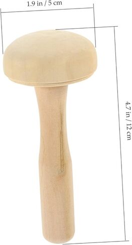 Angoily 10pcs Wooden Ink Roller Art for Printmaking Printing Roller Tool Pottery Ink in Saudi Arabia