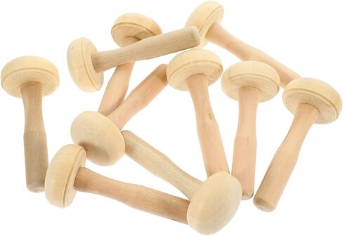 Housoutil 10pcs Wood Rollers for Printmaking Printing Roller Tool Ink Art Rubbing Pottery Supplies in Saudi Arabia