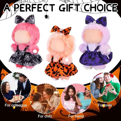 Simgoing 3 Pack 4th of July 17cm Doll Clothes Set Red Blue White Doll Clothes American Stars and Stripes Dress with Headband for Dolls Accessories (Not Included Dolls ) in Saudi Arabia