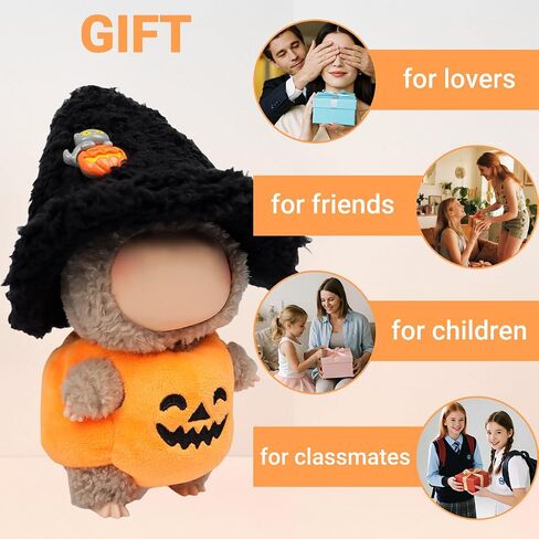 Handcrafted 4 Piece Doll Clothes Set for 17cm/15cm Labubu Dolls (No Doll) Cute Pink Outfits with Accessories Top Overalls Hat and Handbag for Girls Boys (No Shoes) AK060PK in Saudi Arabia