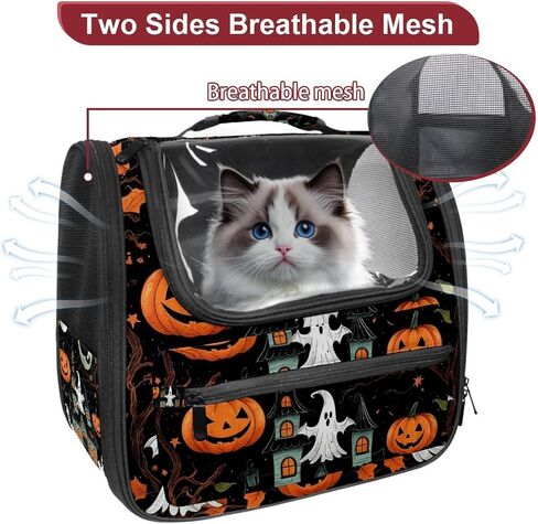 مجموعة متجه لطيف مع الرسوم التوضيحية هالوين 2_176 PET Travel Carrier | تصميم مريح تهوية مع ميزات السلامة | مثالي للقطط الحيوانات الأليفة الصغيرة إلى المتوسطة الحجم والكلاب وما إلى ذلك in Saudi Arabia