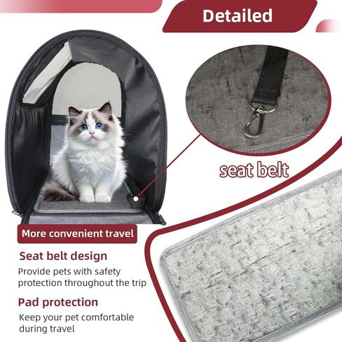 Merry Christmas Snowman Cat Backpack Carrier, Large Pet Backpack for Medium Small Dog Cat Puppy Kitty Bunny in Saudi Arabia