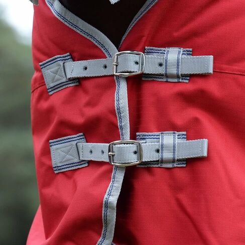 Weatherbeeta Comfitec Classic Combo Neck Lite Plus ، Red/Silver/Navy ، 72 " in Saudi Arabia