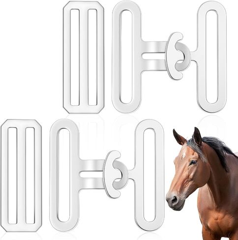 6 Pcs Horse Blanket Surcingle Buckle Replacement Kits, 2" Universal Surcingle Replacement Set Heavy Duty Hardware for Repair and Restore Any Horse Blanket Sheets Attachment, 2 Sets in Saudi Arabia