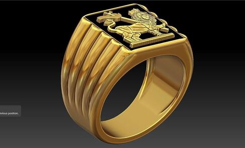 14K Gold Lion Judah Ring Ring Flag Flation Style Ethiopian Empire Flag Black Men's Signet Ring 925 Sterling Silver Handmade Made Might For Hom in Saudi Arabia