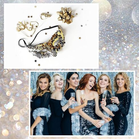 2 Rolls 200 Yards Gold Sequin Trim Sequins Beaded Strip Trimmig Ribbon Flat Spangle Metallic Glitter Paillette String Bulk Roll for Sewing Making Clothes Dresses Costume Craft Diy Home Decor in Saudi Arabia