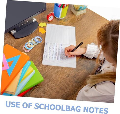 Uonlytech 10 Rolls Tape School Securds College Latcy Tape Highlighter Tabs صفحة علامات تبويب لزجة للاصطدام للكتب ملاحظة الإزالة الشفافة لزجة لزجة لطيفة اللوازم المكتبية Bopp in Kuwait