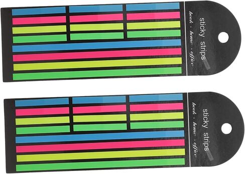 Stobok Fluorder Highlighter Strips 2 عبوة ملونة طويلة وقصيرة لذيذة للازد in Kuwait