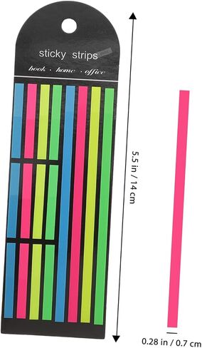 Stobok Fluorder Highlighter Strips 2 عبوة ملونة طويلة وقصيرة لذيذة للازد in Kuwait