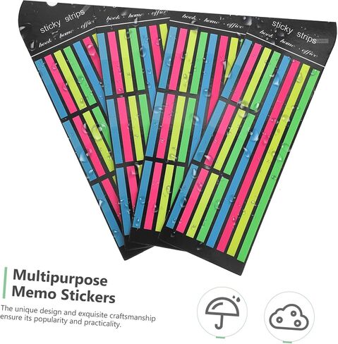 Stobok Fluorder Highlighter Strips 2 عبوة ملونة طويلة وقصيرة لذيذة للازد in Kuwait