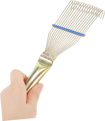 2pcs أسنان فولاذية متينة من أجل dematting اللطيفة التي تنفصل عن فرشاة الغنم والخيول المريحة لرعاية التنظيف السهلة in Saudi Arabia